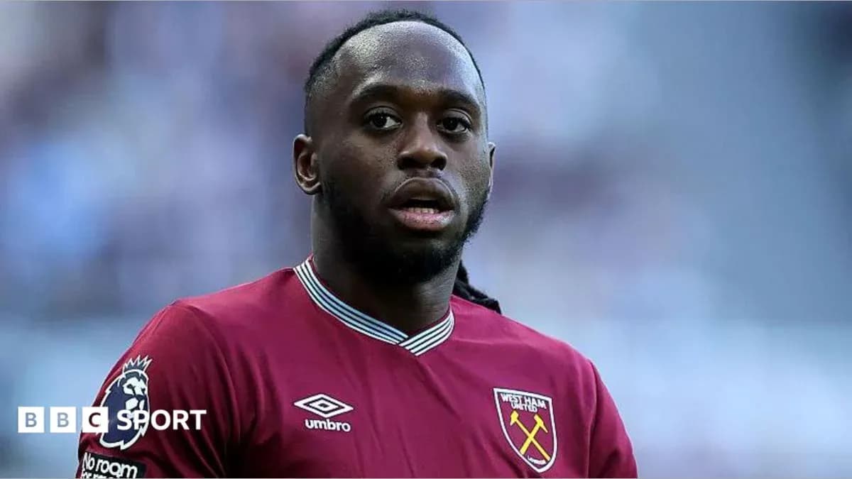 Player in West Ham United kit during match Player in West Ham United kit during match