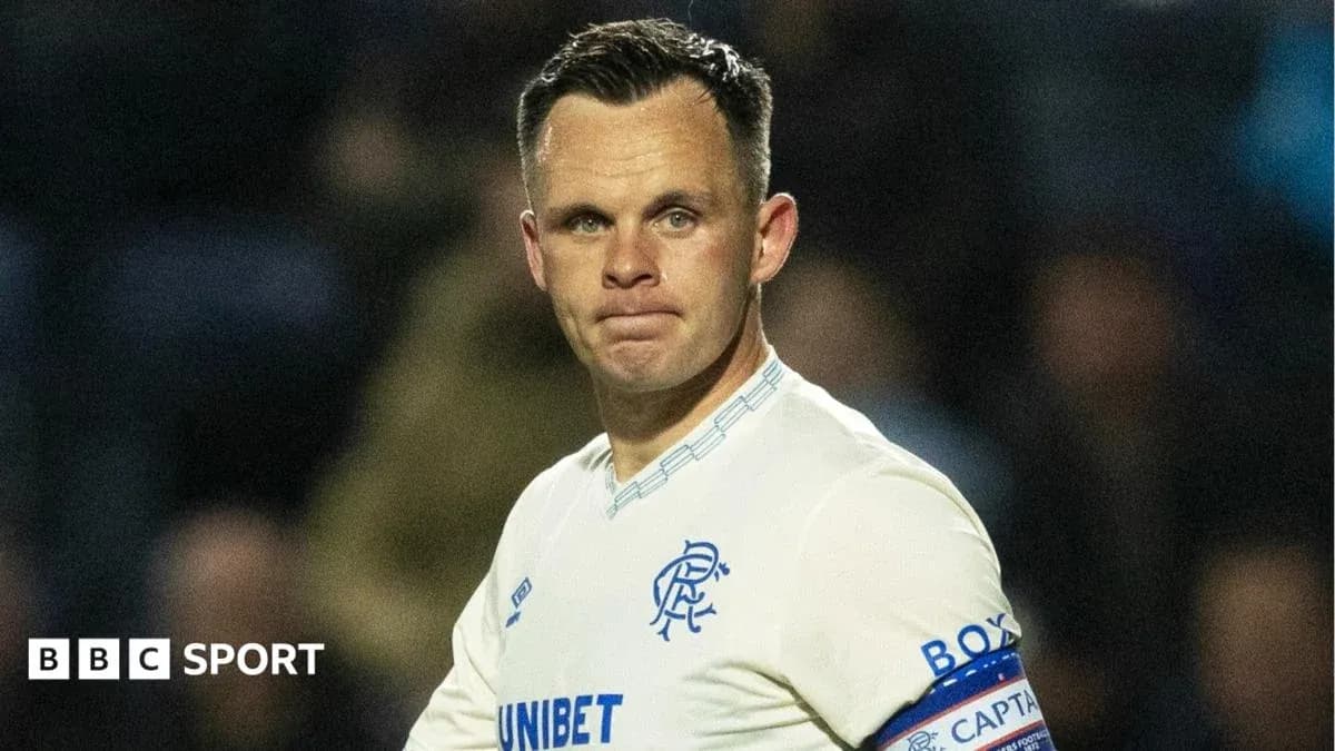 Rangers player wearing captain's armband during match Rangers player wearing captain's armband during match