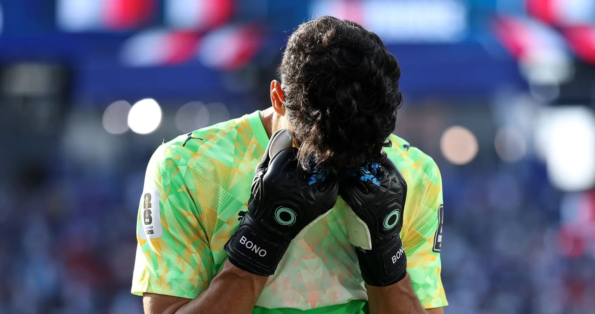 Goalkeeper with head in hands during match Goalkeeper with head in hands during match