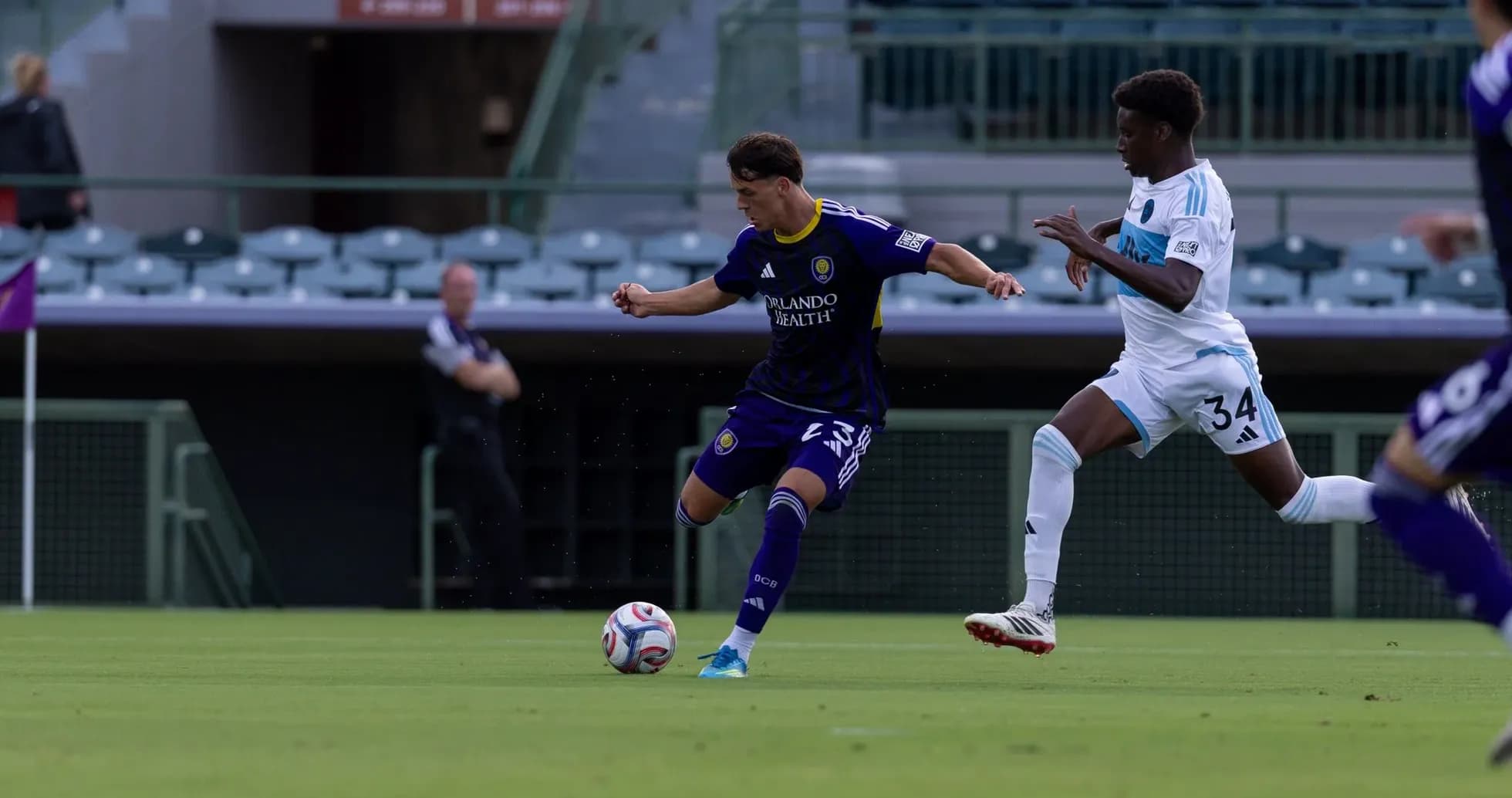 Player dribbling the ball during match Player dribbling the ball during match