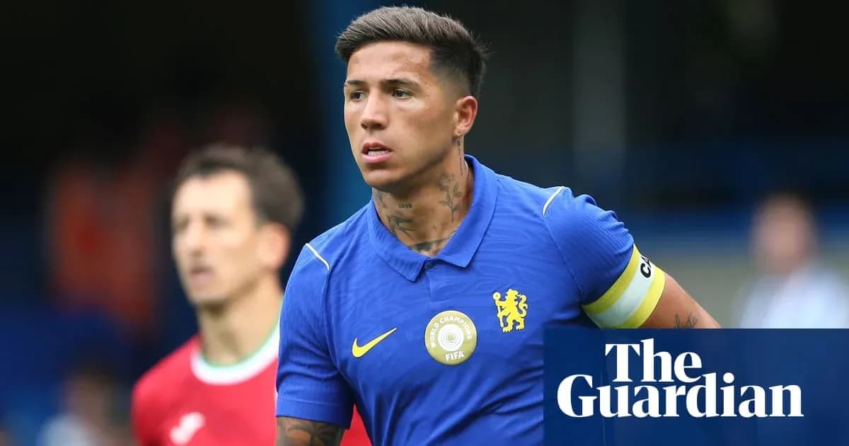 Player in blue Chelsea jersey during match Player in blue Chelsea jersey during match