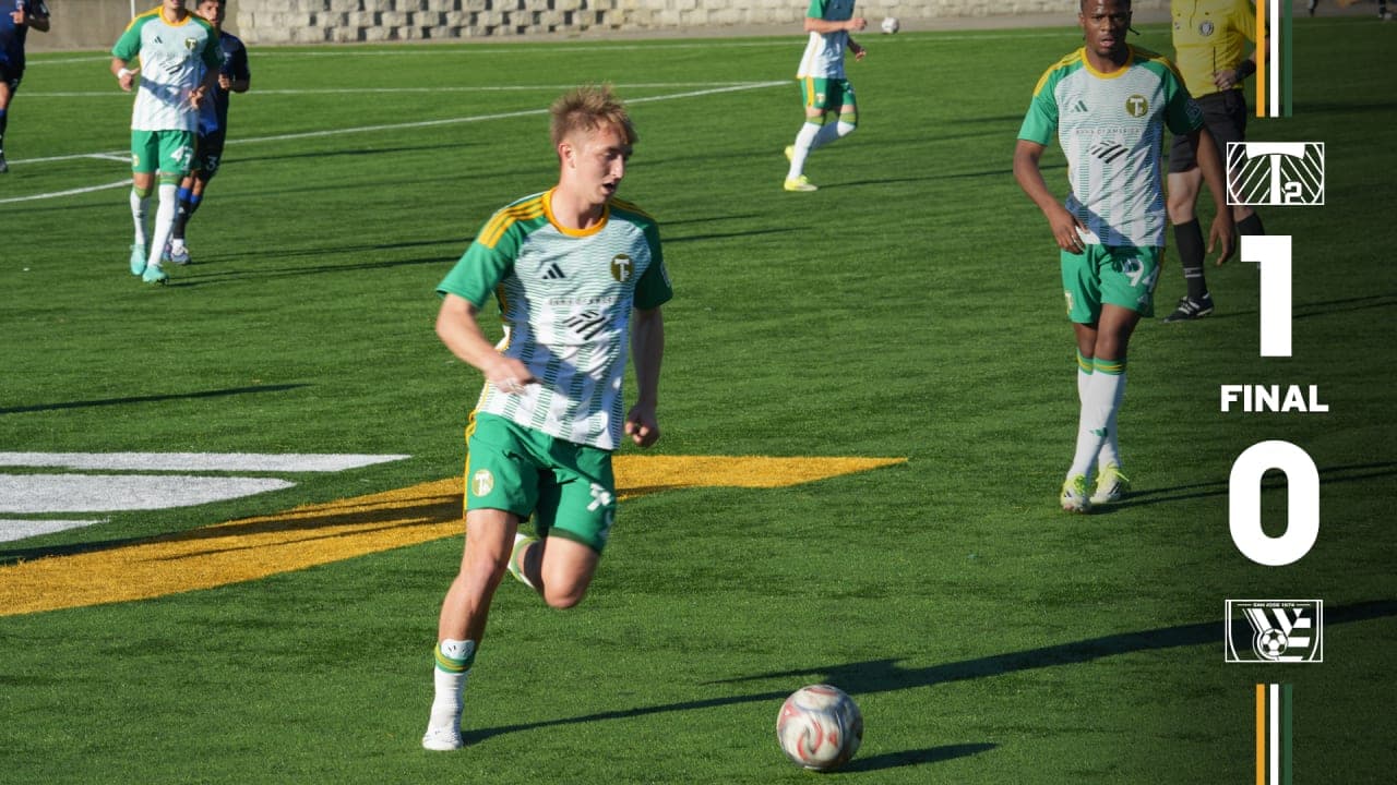 Player dribbling during The Town vs Portland Timbers II Player dribbling during The Town vs Portland Timbers II
