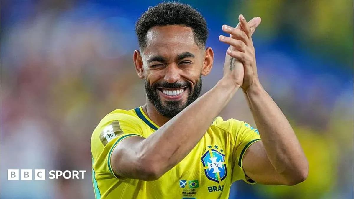Player celebrating and applauding in Brazil jersey Player celebrating and applauding in Brazil jersey