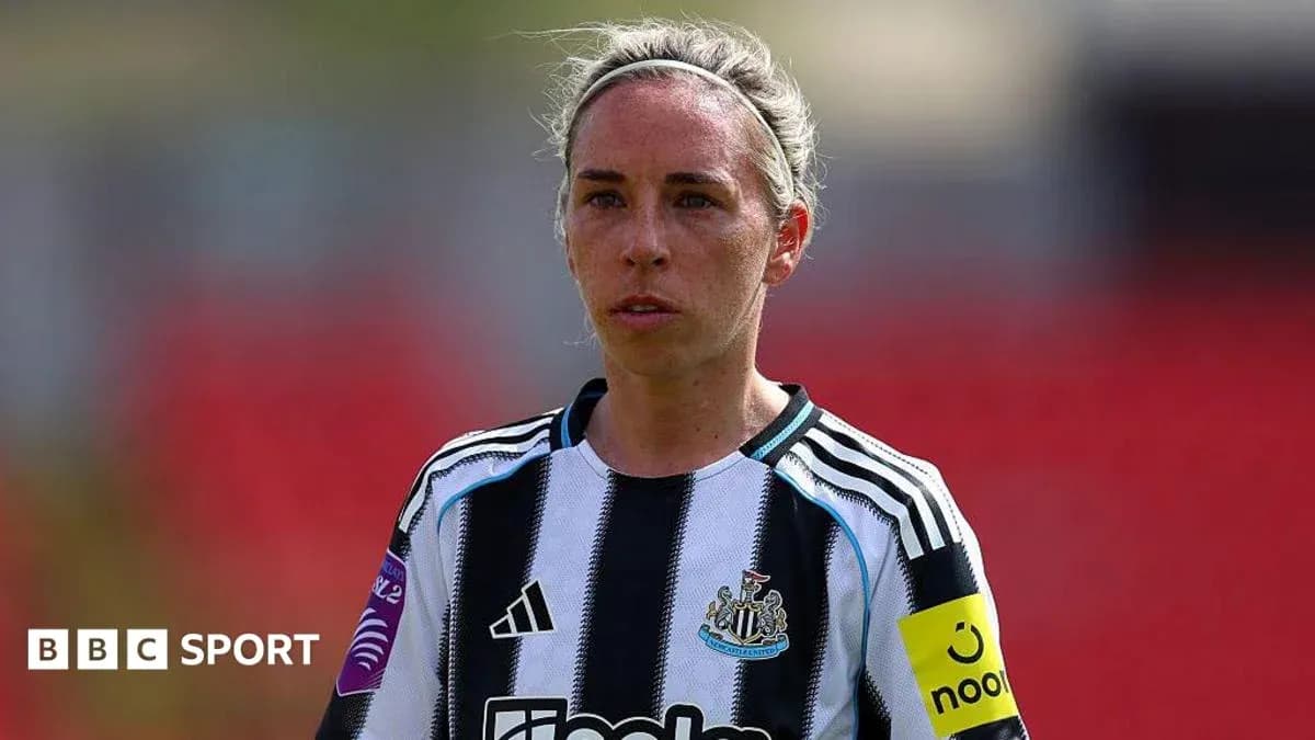 Player wearing Newcastle kit on the field Player wearing Newcastle kit on the field