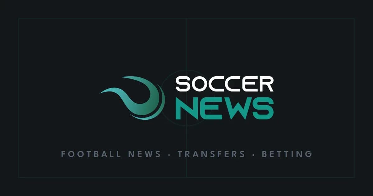 Logo of Soccer News with tagline and design Logo of Soccer News with tagline and design