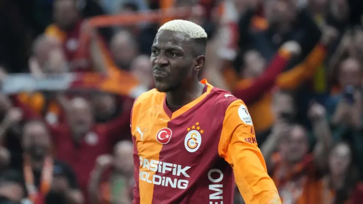 Player celebrating during a match for Galatasaray Player celebrating during a match for Galatasaray