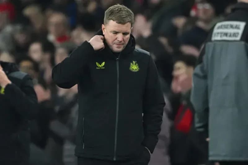 Newcastle United manager walking off pitch Newcastle United manager walking off pitch