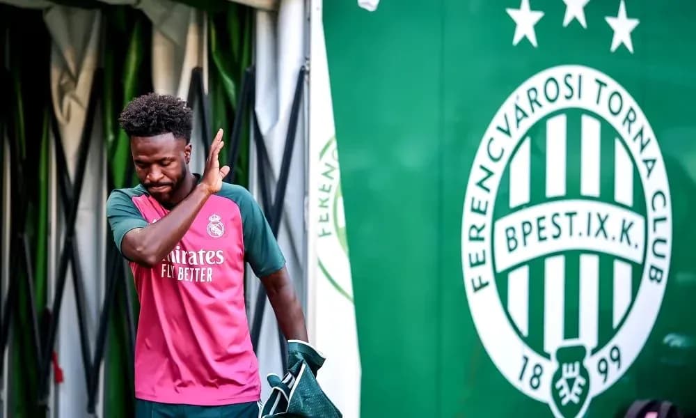 Player in Real Madrid kit entering stadium tunnel Player in Real Madrid kit entering stadium tunnel