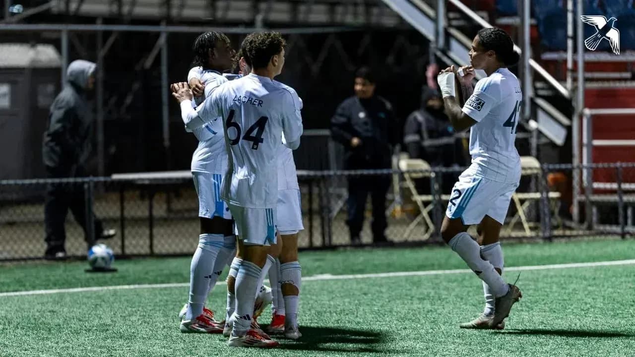 Players celebrating goal during Ventura County match Players celebrating goal during Ventura County match