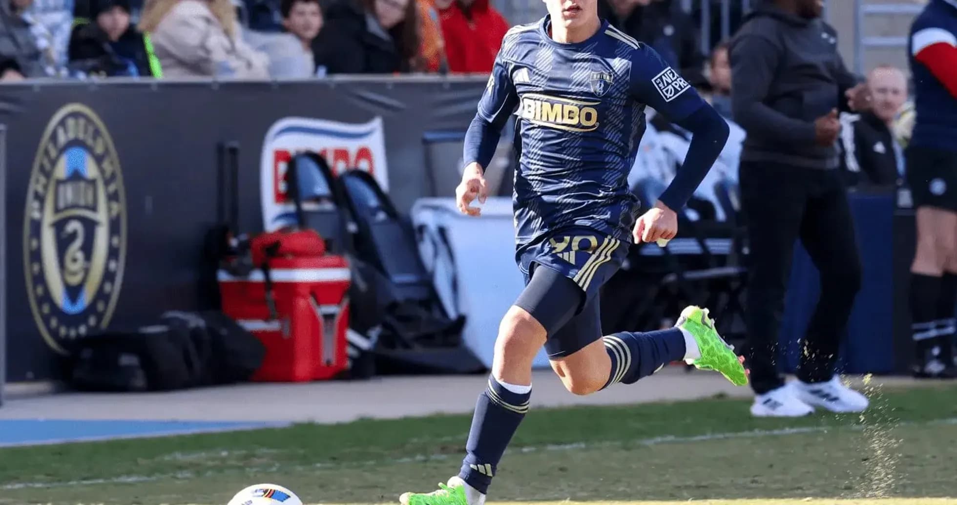 Philadelphia Union II player in action Philadelphia Union II player in action