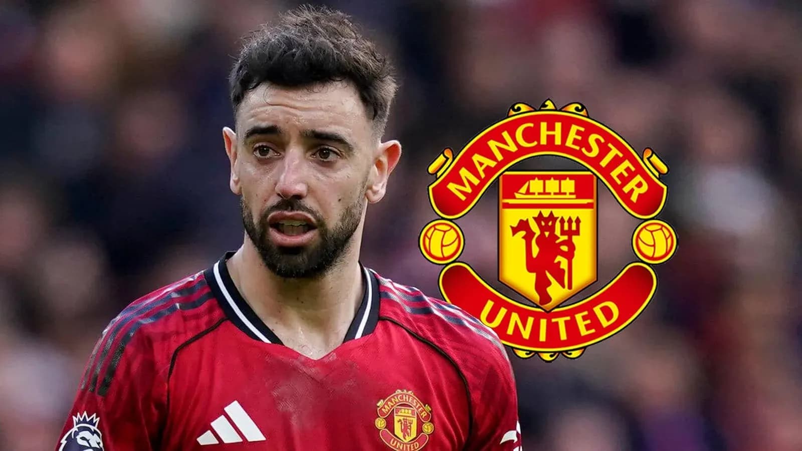 Bruno Fernandes in Manchester United kit during match Bruno Fernandes in Manchester United kit during match