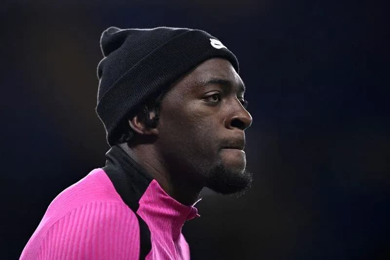 Player in warm-up gear before the match Player in warm-up gear before the match