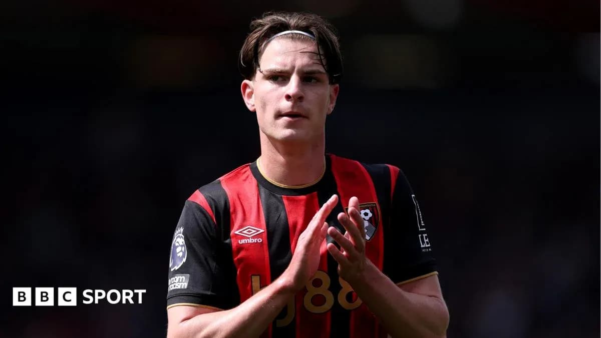 Bournemouth player applauding fans during match Bournemouth player applauding fans during match