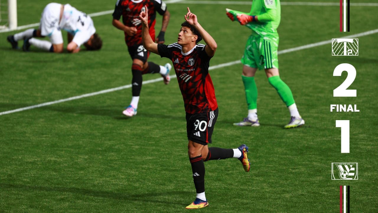 Player celebrating goal during Town vs Portland Timbers II Player celebrating goal during Town vs Portland Timbers II