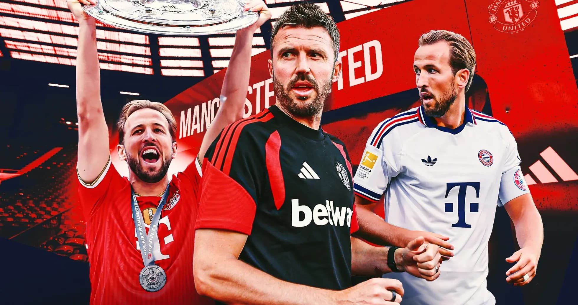 Players in team jerseys with Manchester United background Players in team jerseys with Manchester United background