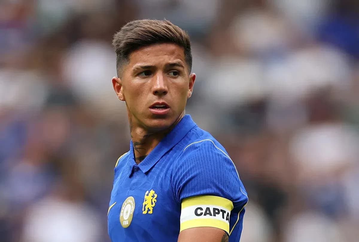 Player in blue jersey wearing captain armband Player in blue jersey wearing captain armband
