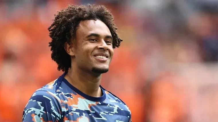 Player smiling during warm-up before the match Player smiling during warm-up before the match
