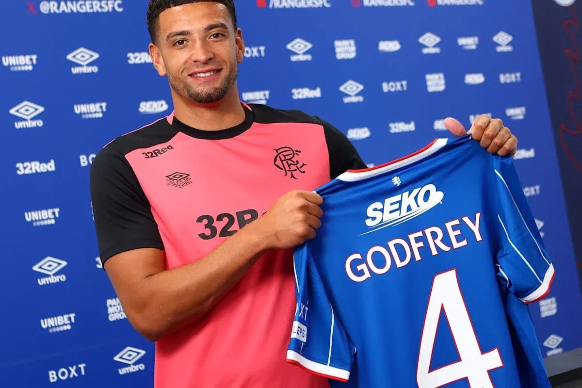 Player holding new jersey at club announcement Player holding new jersey at club announcement