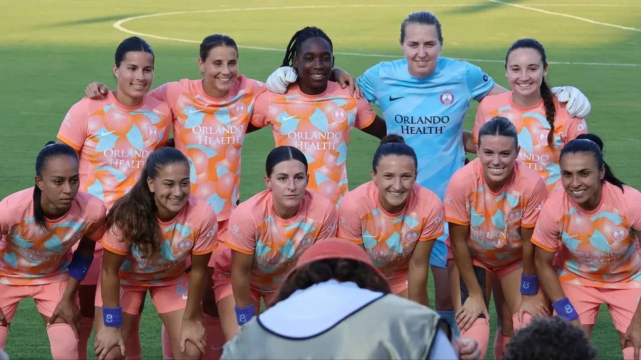 Orlando Pride women's team group photo Orlando Pride women's team group photo