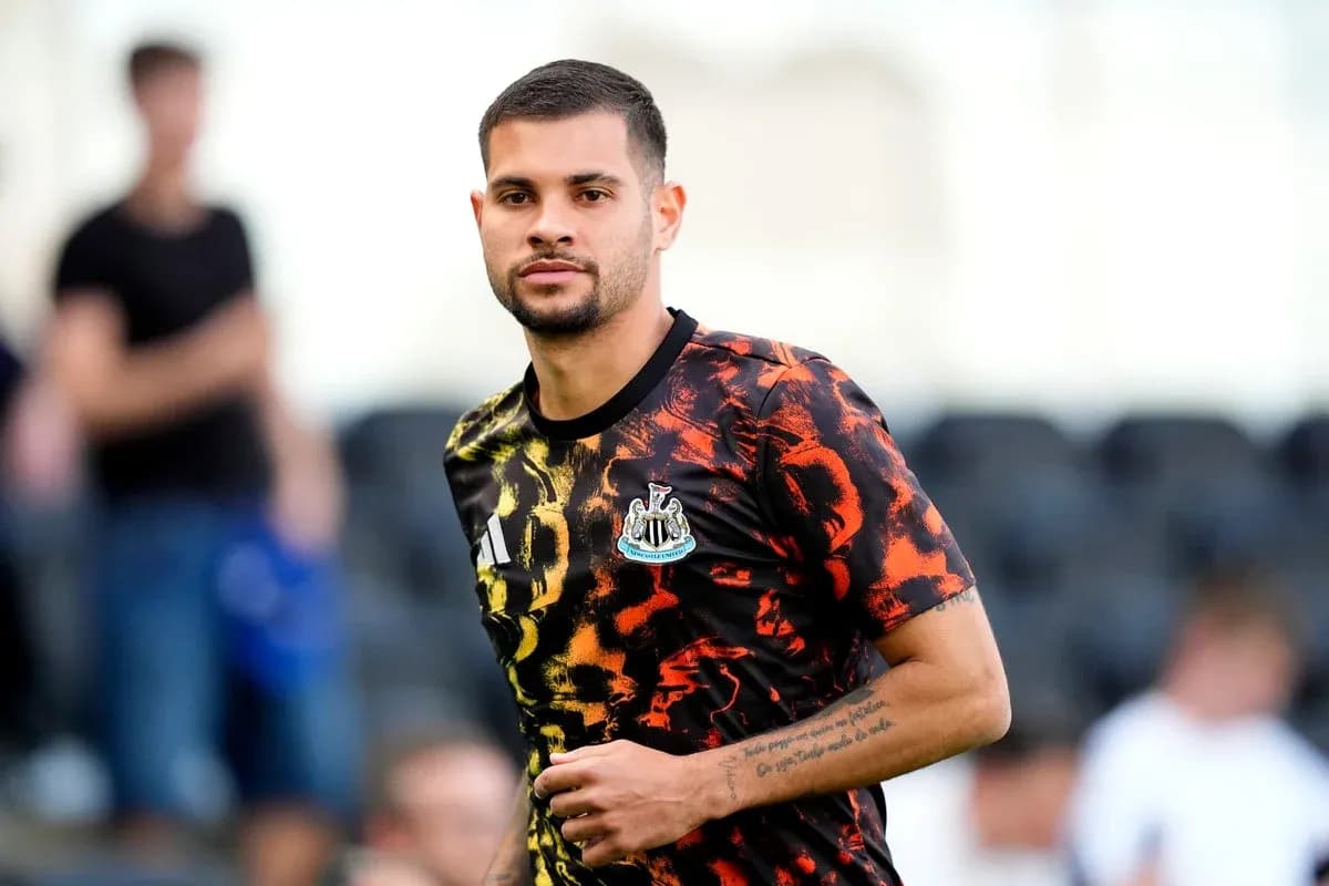 Player in Newcastle training shirt during session Player in Newcastle training shirt during session