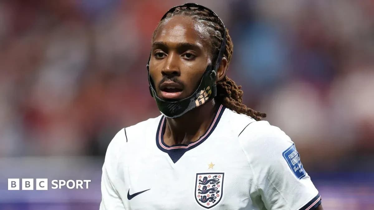 Player wearing England jersey during a match Player wearing England jersey during a match
