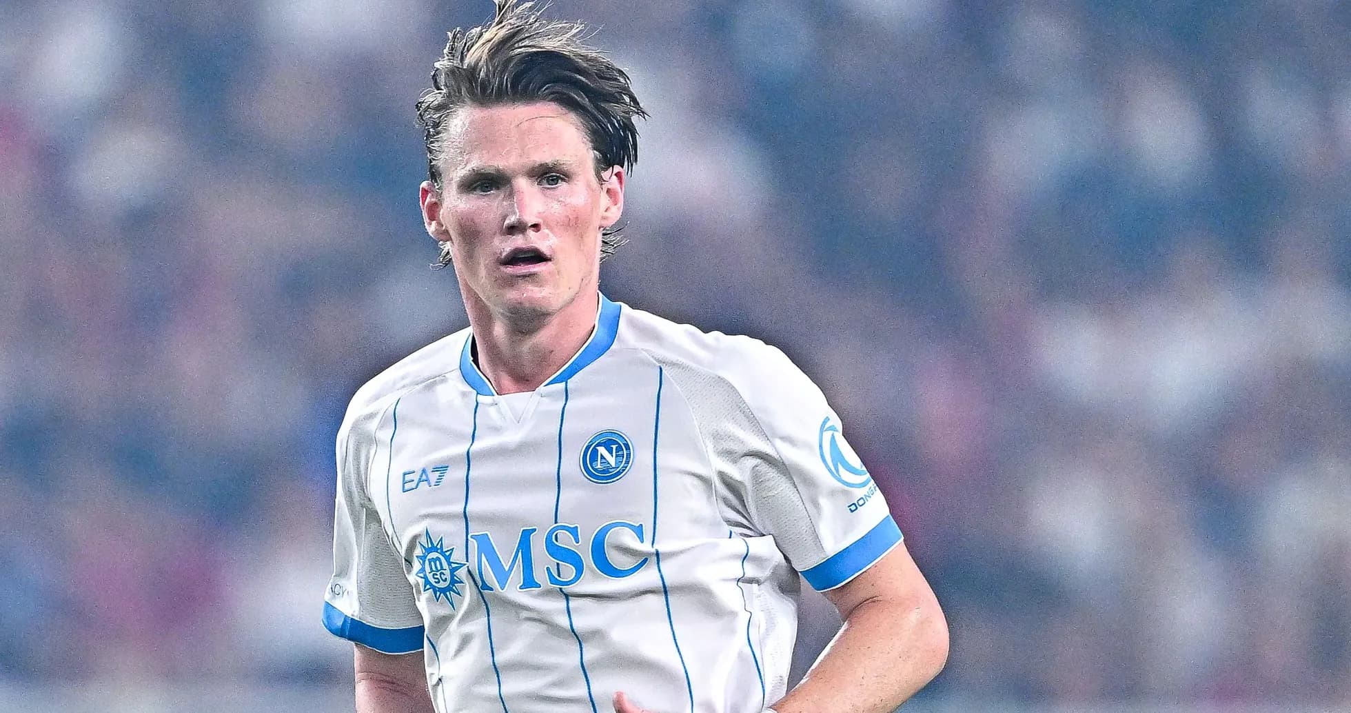Player wearing Napoli jersey during a match Player wearing Napoli jersey during a match