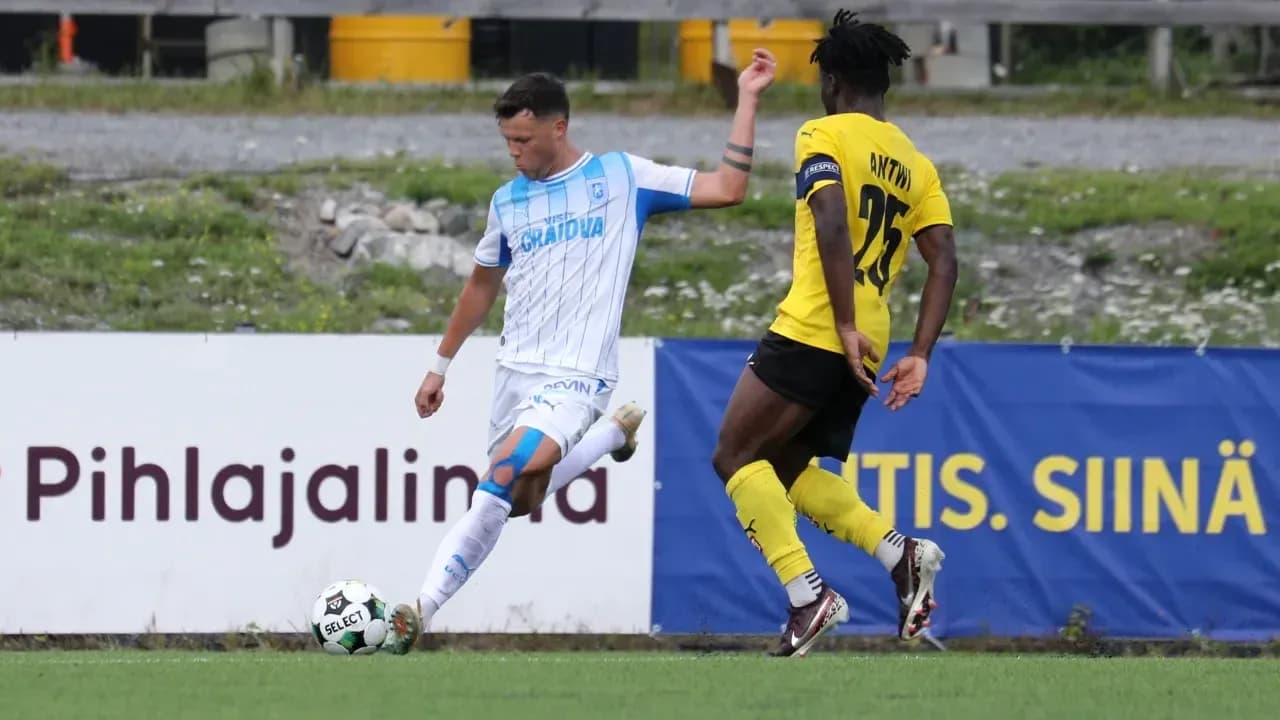 Universitatea Craiova player passing the ball Universitatea Craiova player passing the ball