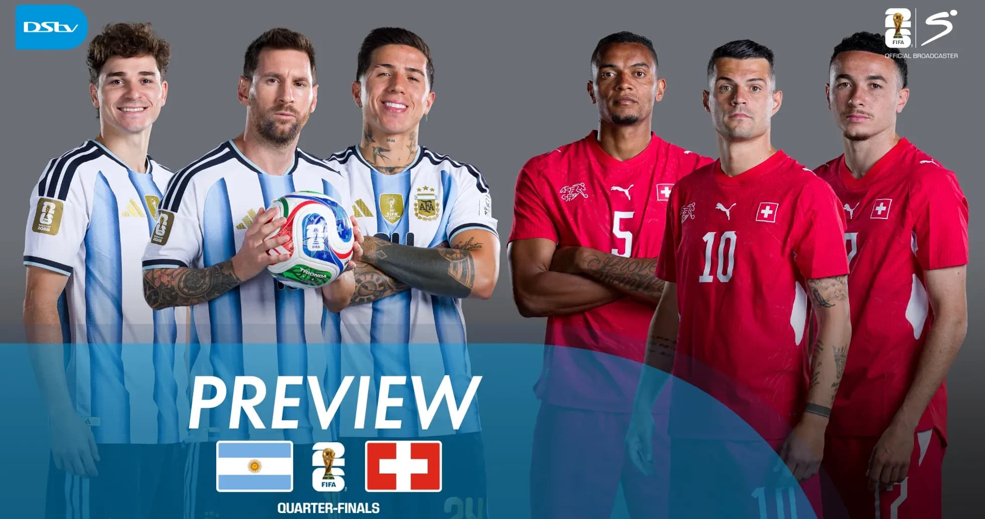 Players from Argentina and Switzerland for quarter-finals preview Players from Argentina and Switzerland for quarter-finals preview