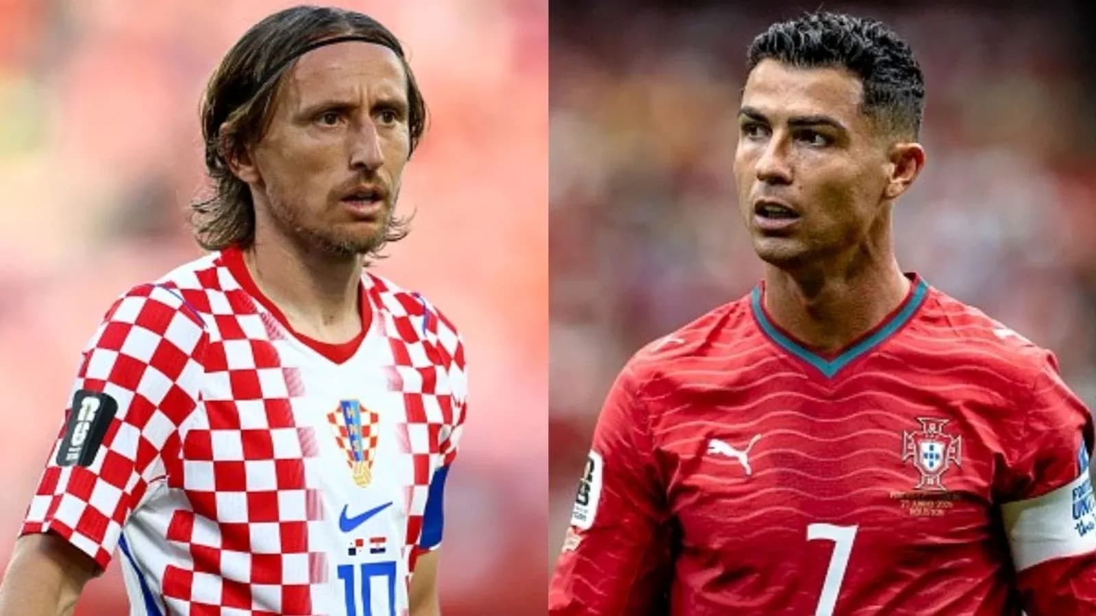Luka Modric and Cristiano Ronaldo face off Luka Modric and Cristiano Ronaldo face off