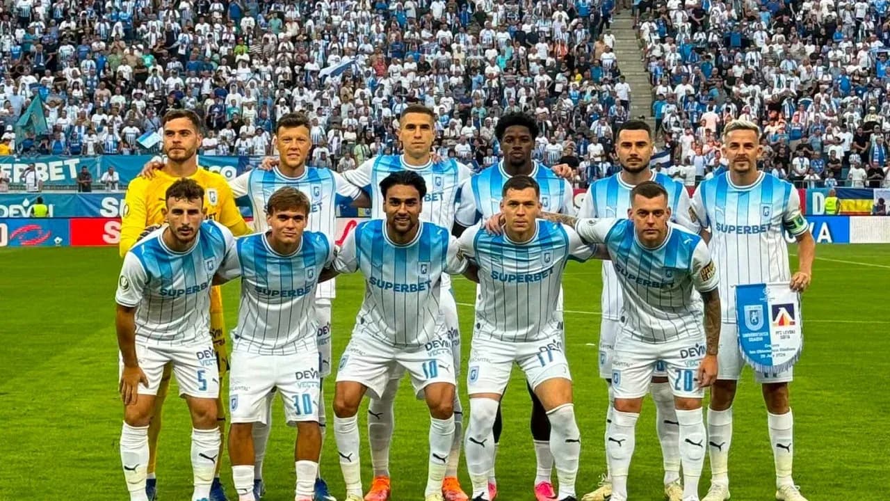 Universitatea Craiova team photo before match Universitatea Craiova team photo before match