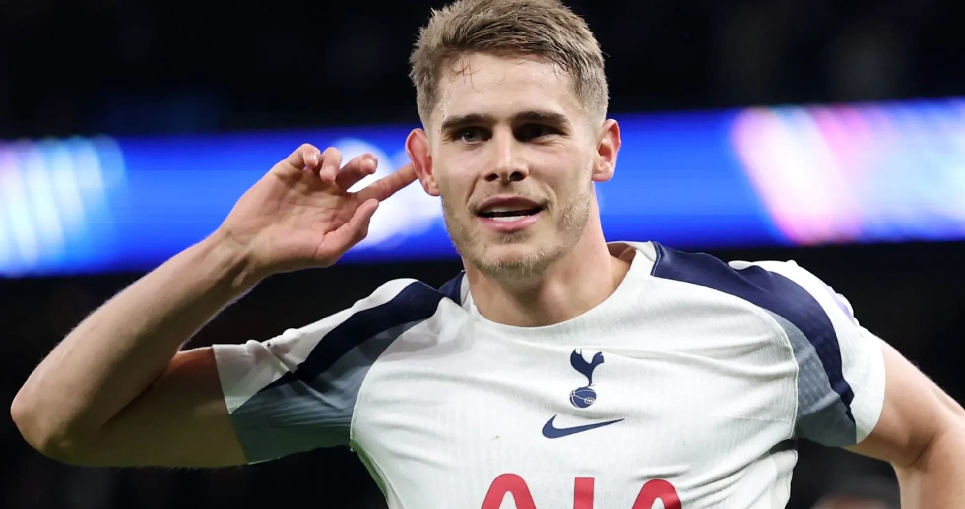 Player celebrating and gesturing during match Player celebrating and gesturing during match