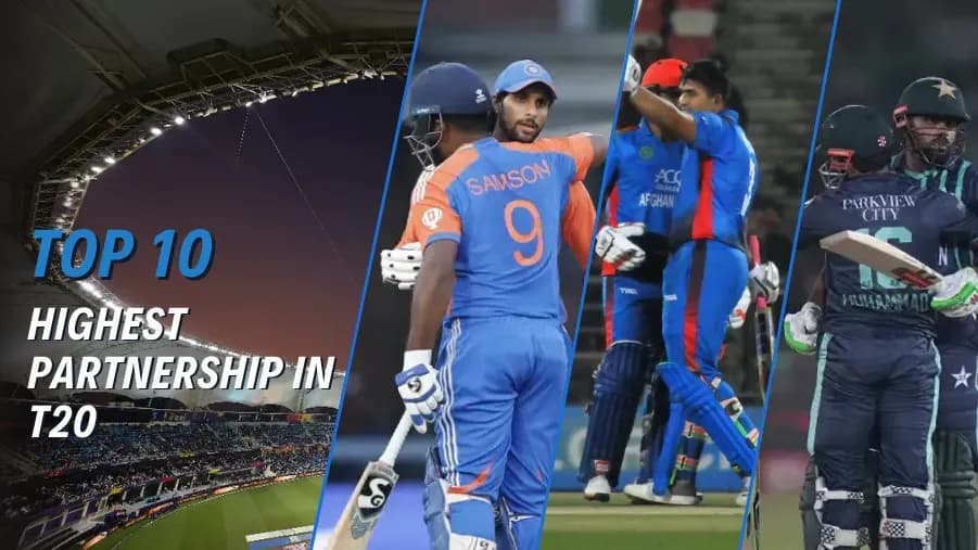 Top 10 Highest Partnerships in T20 Cricket (2026 Update) Top 10 Highest Partnerships in T20 Cricket (2026 Update)