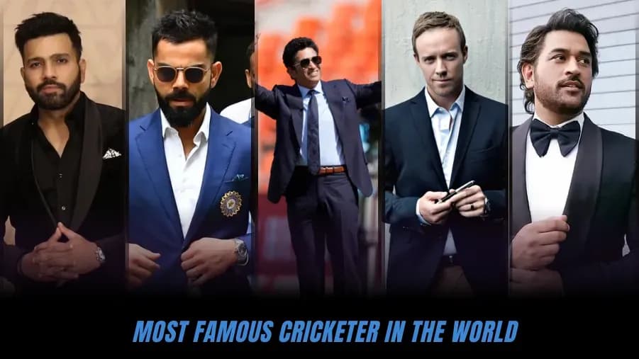 Top 10 Most Famous Cricketers in the World (2026 Update) Top 10 Most Famous Cricketers in the World (2026 Update)