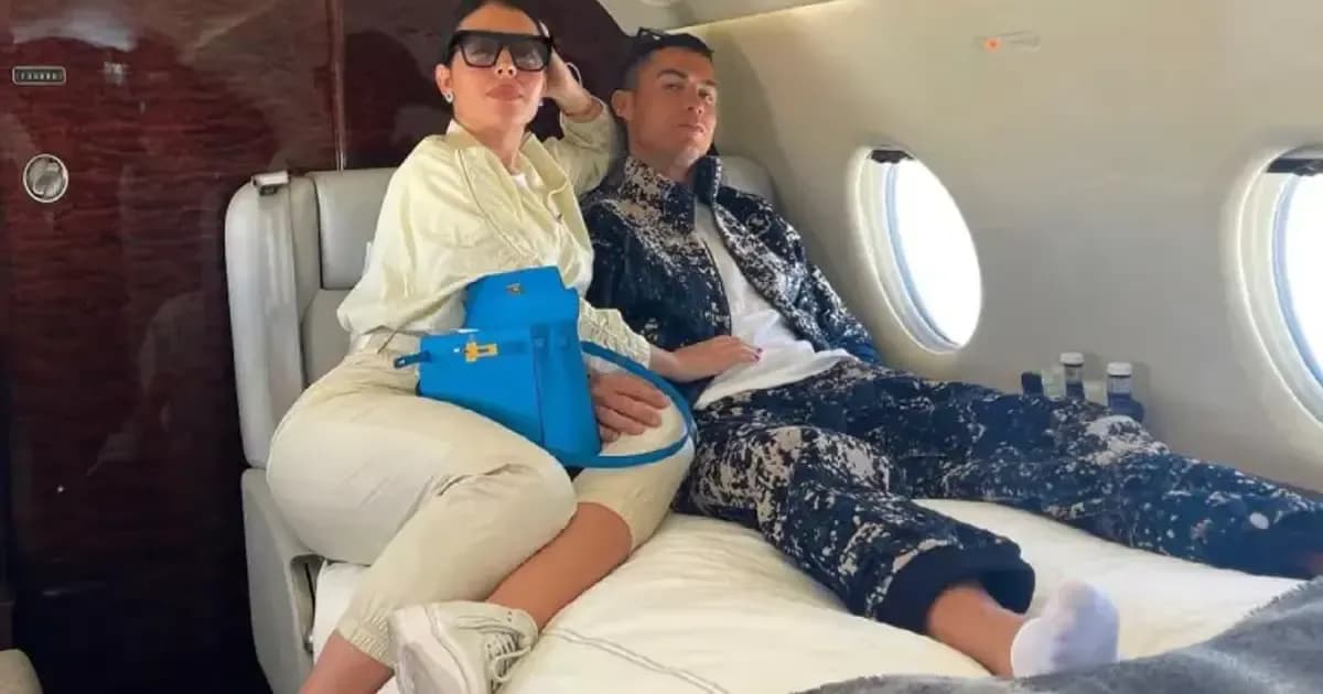 Georgina Rodriguez Puts Her Stamp on Cristiano Ronaldo’s ₦96 Billion Private Jet After Wedding Georgina Rodriguez Puts Her Stamp on Cristiano Ronaldo’s ₦96 Billion Private Jet After Wedding